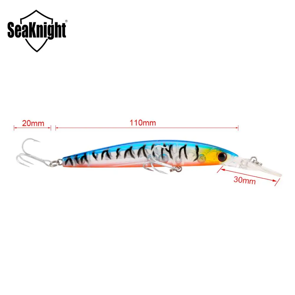 SeaKnight Minnow SK045 Рыболовная Приманка 5 шт. 16 3 г 110 мм 0 2 м плавающая приманка