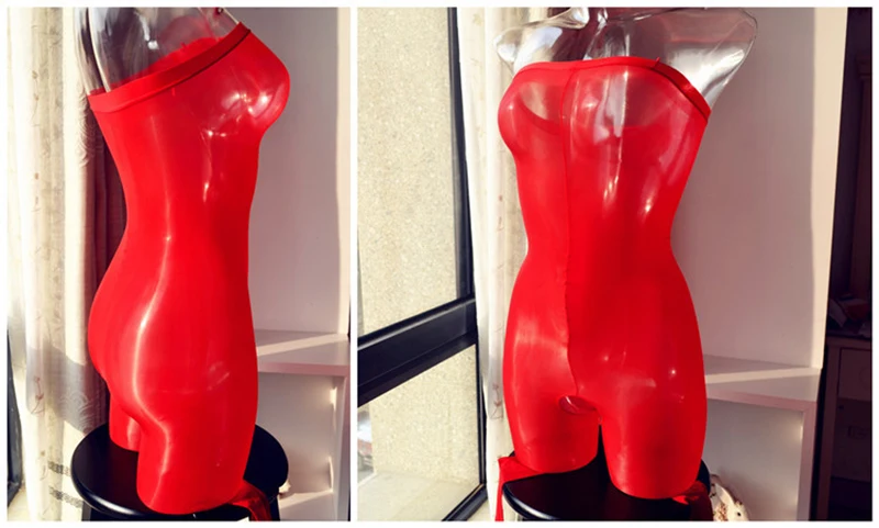 Мужское масло блеск Горячая открытая промежность цельный стиль Боди Колготки