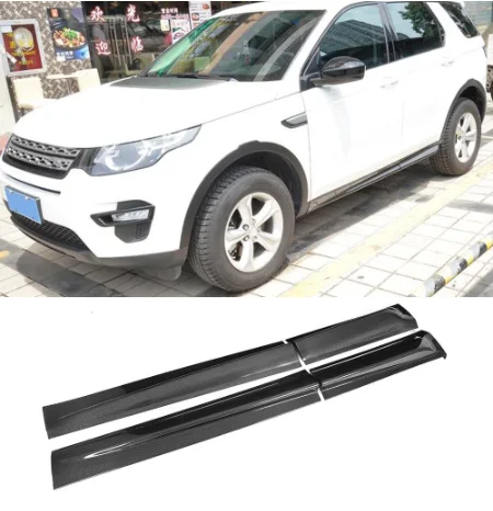 Карбоновая Автомобильная боковая юбка дверная планка для Land Rover Discovery Sport HSE
