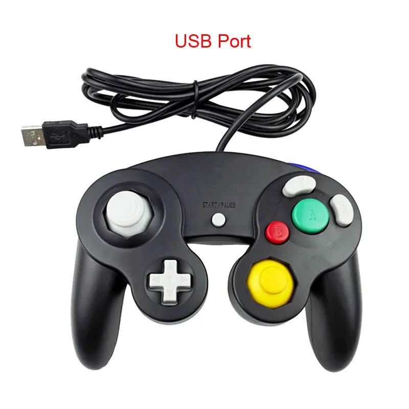 For Gamecube NGC Controller GC Port PC USB Wired Gamepad Joypad Joystick Nintendo MAC Computer | Электроника