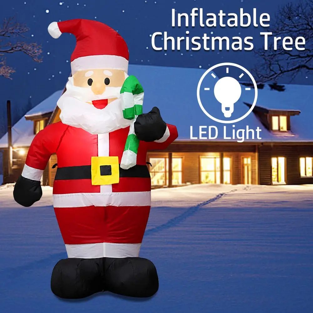 

Детские сувениры, рождественские подарки, Новогодняя вечерние, Рождественский Декор, Санта-Клаус, светящиеся куклы, надувные модели, игрушк...