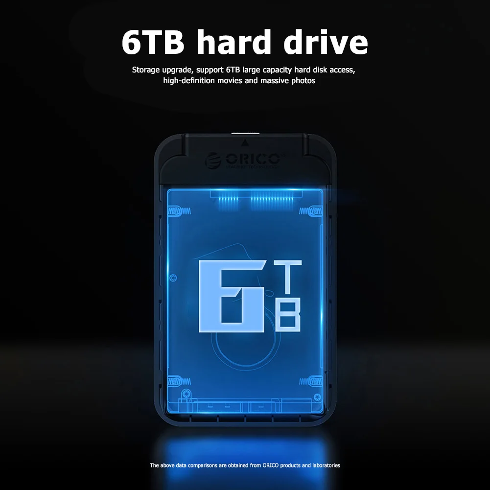 

ORICO 2.5 Inch HDD Case SATA to USB 3.0 Hard Drive Disk 5 Gbps 6TB HDD SSD Enclosure Micro-B Adapter HD External Hard Disk Box