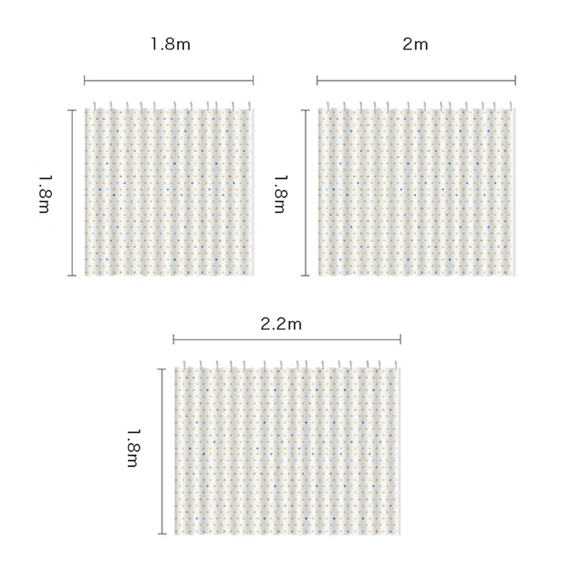 

Waterproof Shower Curtain Modern Curtain Hook Mildew Proof Curtains Home Used PEVA Curtain For Bathroom Shower Partition Curtain