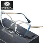 Очки женские фотохромные, кошачий глаз, диоптрии, прозрачные, с защитой от сисветильник