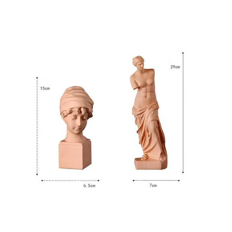 Скандинавский Декор для дома скульптура из смолы украшение комнаты модель