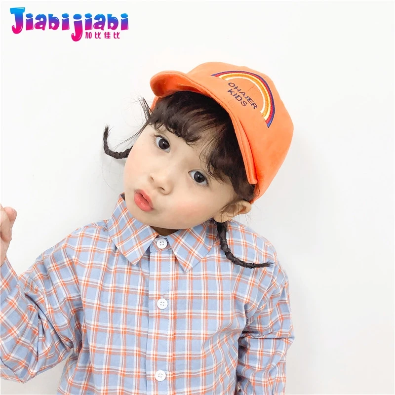 Детская летняя шляпа для мальчиков Солнцезащитная бейсбольная кепка маленьких
