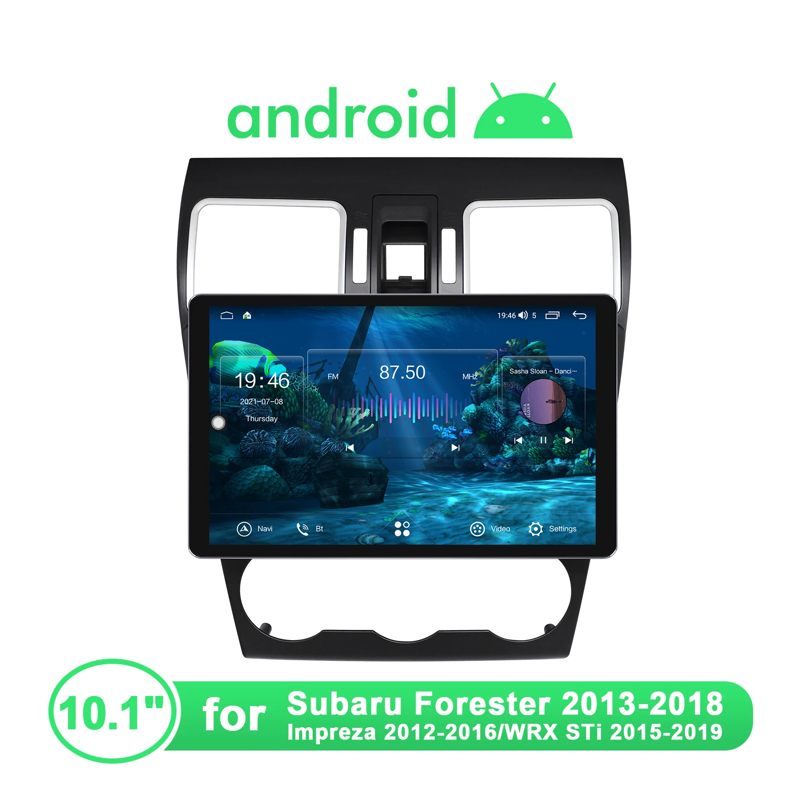 

Plug And Play 1280X800 10.1 Inch Android Autoradio For Subaru Forester Impreza WRX STi 2013-2018 Support Steering Wheel Control