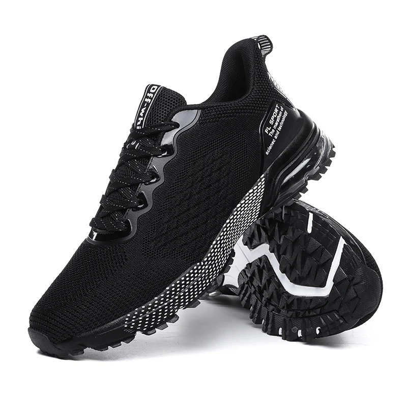 SALUDAS Men Sneakers Air Cushion Athle Running Shoes Fashion Sport Jogging Tennis Fitness Sneaker Breathable Lace-Up Casual Shoe