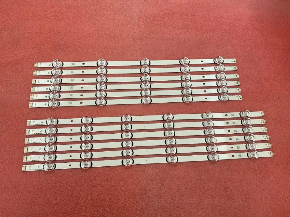 12 шт. светодиодный компл. Светодиодная лента для подсветки LG 60lb650v 60GB6500 60LB6000 60LB6100