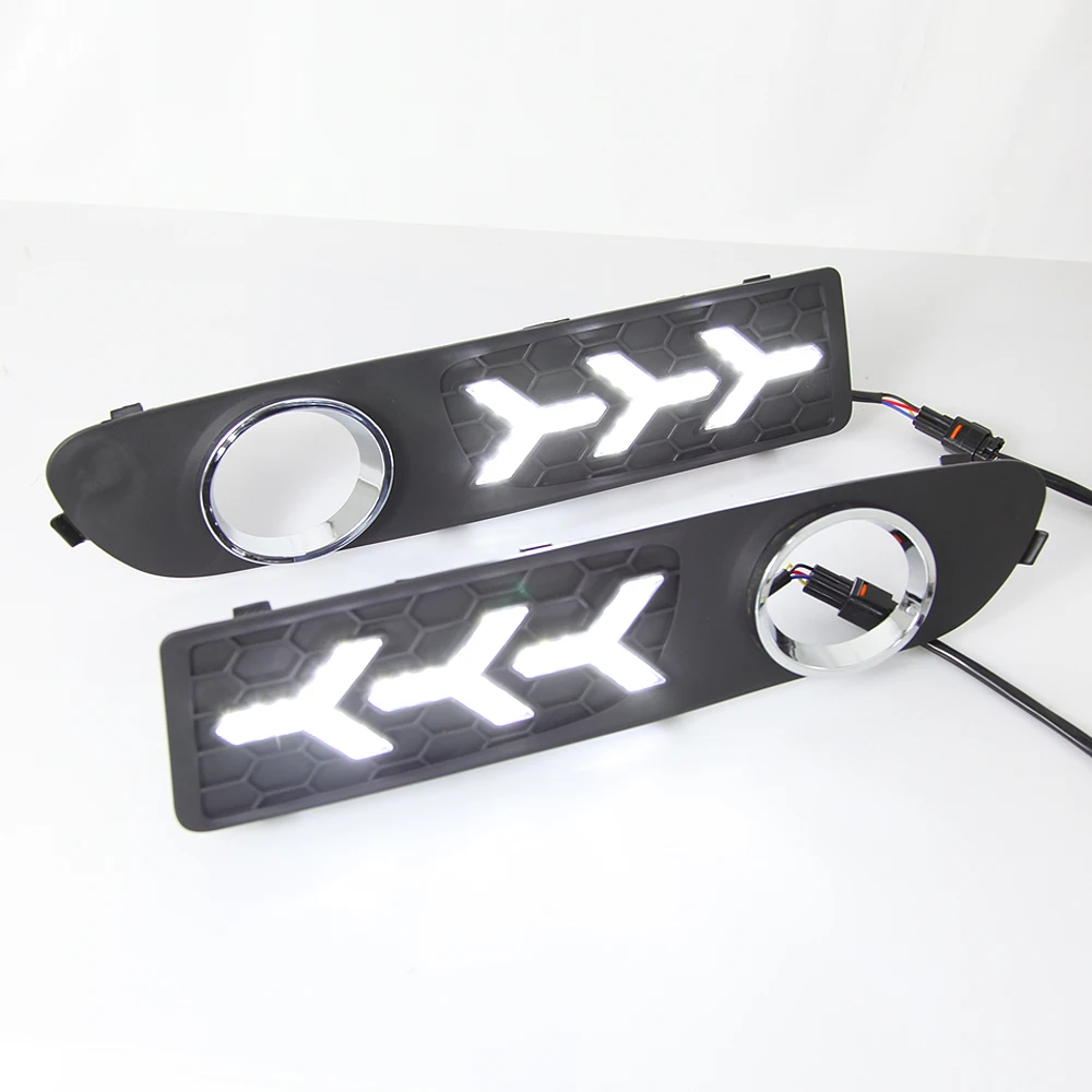 СВЕТОДИОДНЫЙ DRL Вождения LED противотуманная фара для грузовика Volvo S80 2006 2007 2008 2009