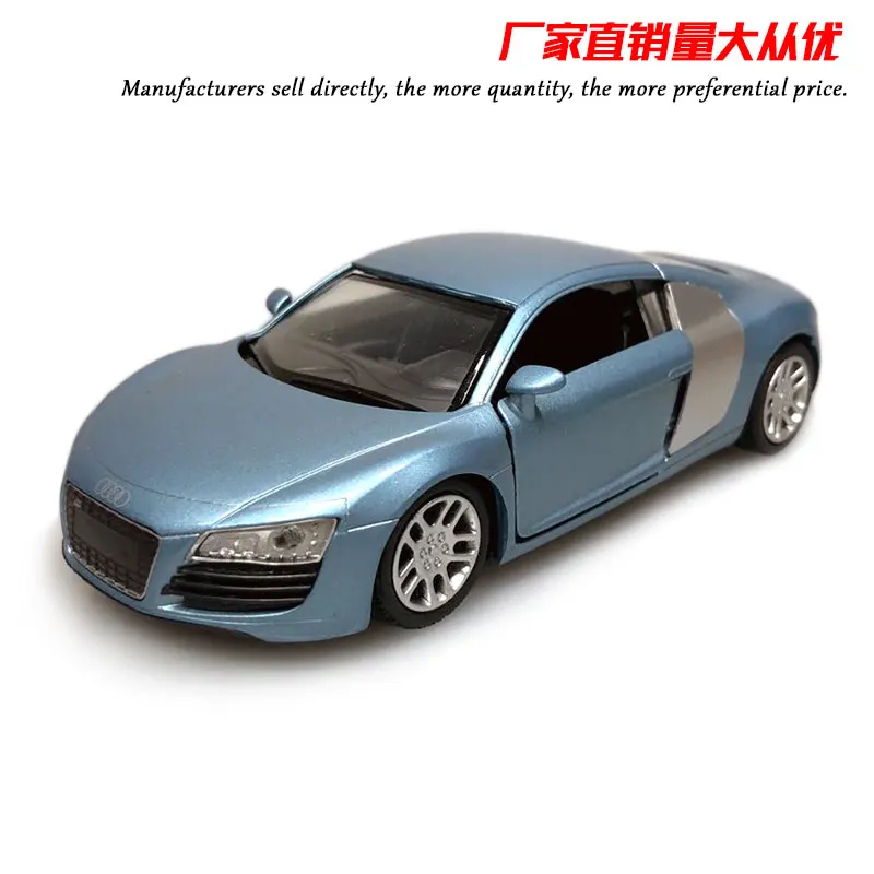 10 шт./лот оптовая продажа NEWRAY масштаб 1/32 Германия автомобиль AUDI R8 литая
