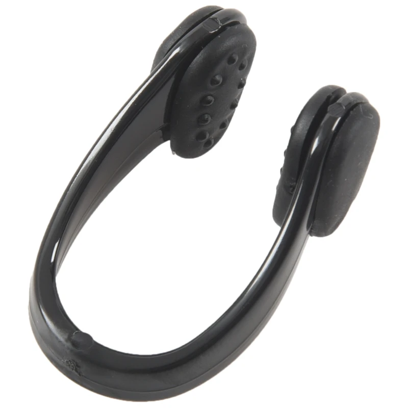 Black PVC Swimmer Swimming Nose Clip Ear Plug + Clear Case Unisex | Спорт и развлечения