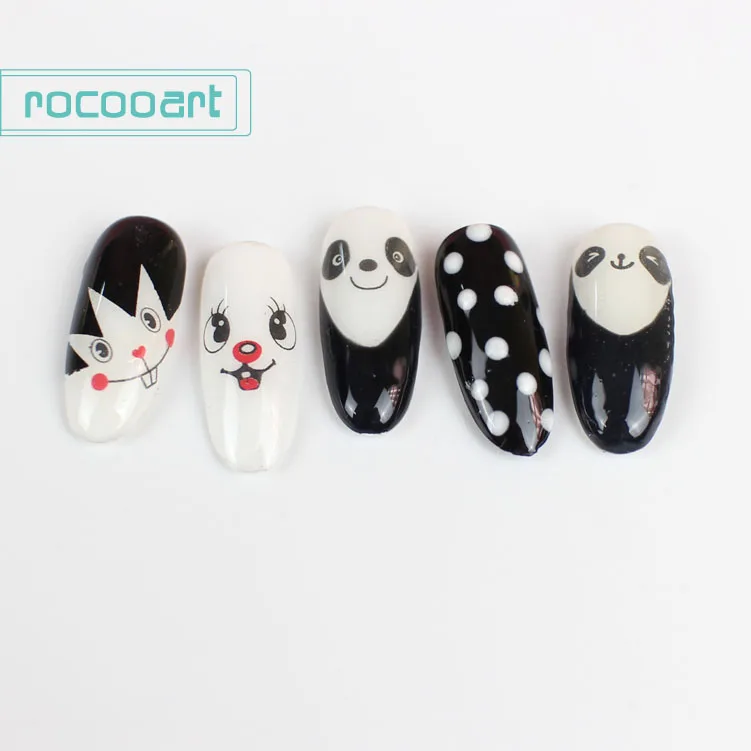 Rocooart стикеры 3D на ногти Nail Art прекрасный элемент наклейка DIY украшения маникюрный