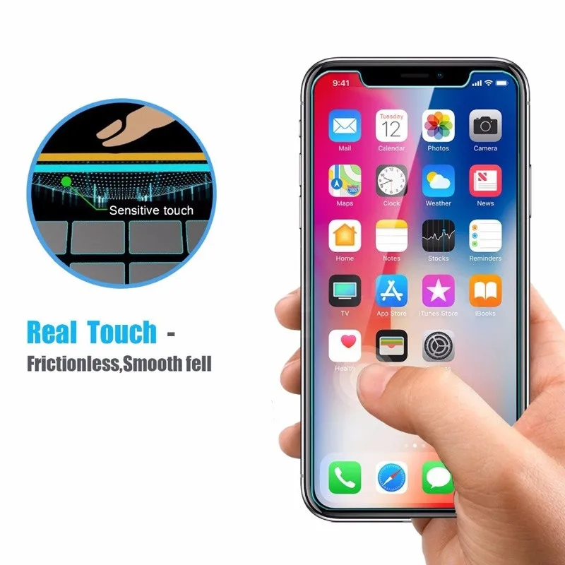 Защитное закаленное стекло для iPhone 11 pro max 7 6s 8 plus XS Max XR X | Мобильные телефоны и