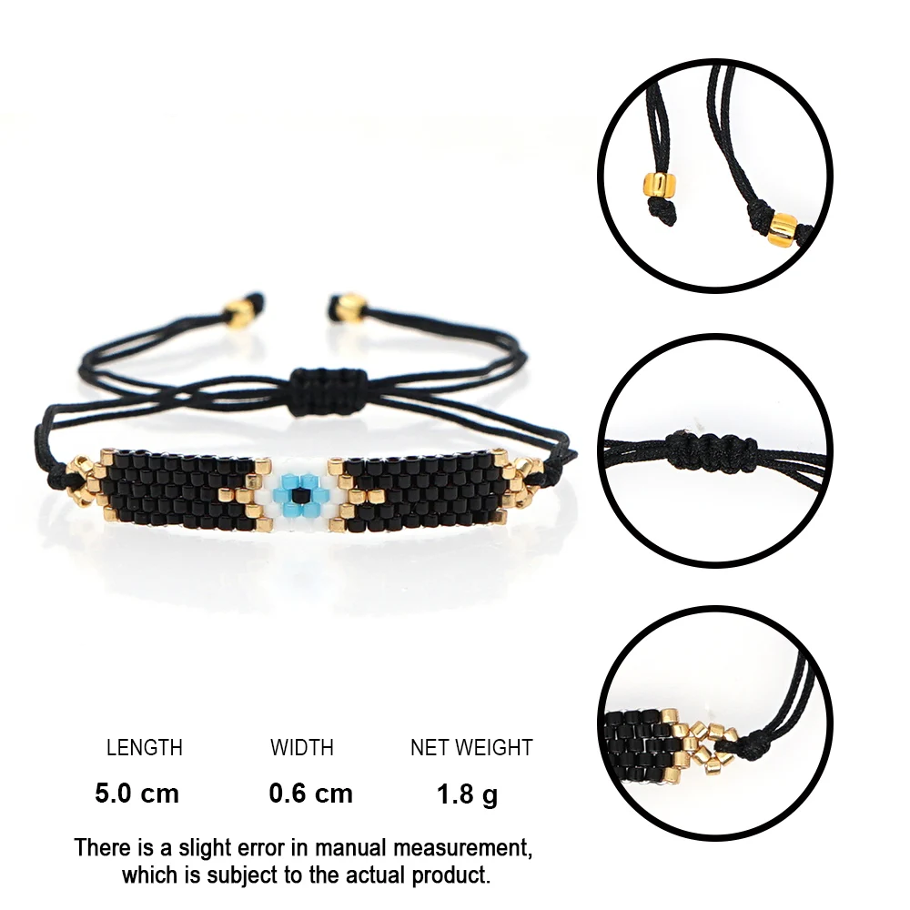 Go2boho Браслеты Mujer Moda MIYUKI браслет Delica Турецкий Дурной глаз браслеты мужские модные ручной работы женские ювелирные изделия ручной работы