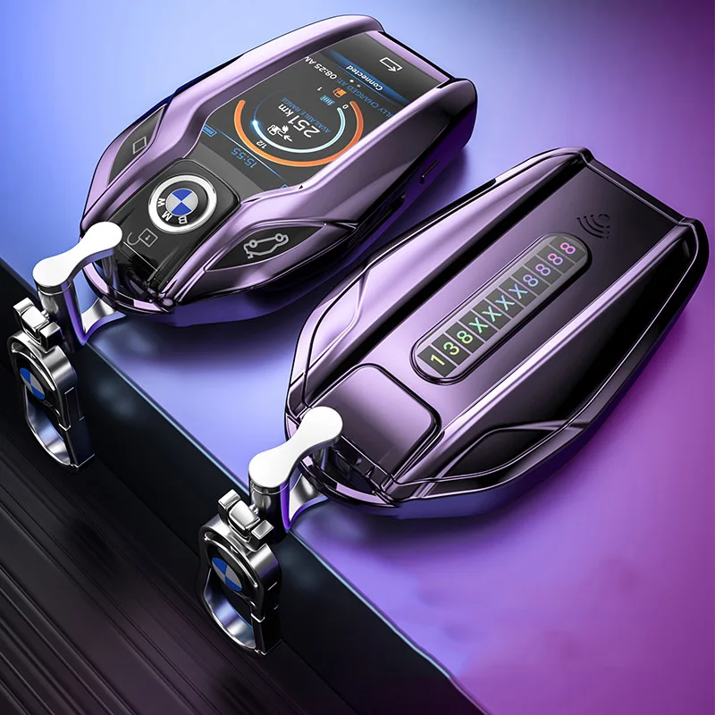 

Car Key Case Cover For BMW 7 Series 730 740 535le 6 SeriesGT 630li Accessories car styling