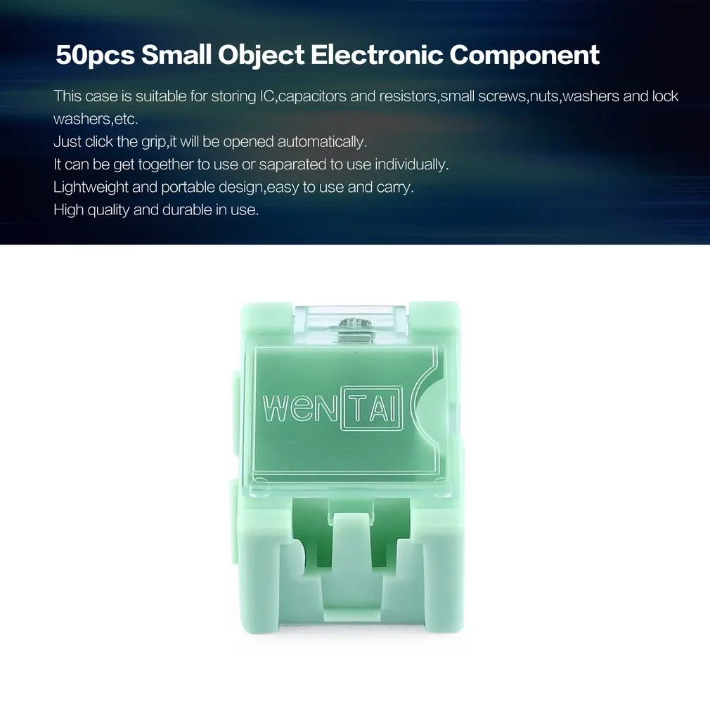 New arrival SMD SMT Component Container Storage Boxes Mini Electronics Cases Organizers Box Sale | Дом и сад