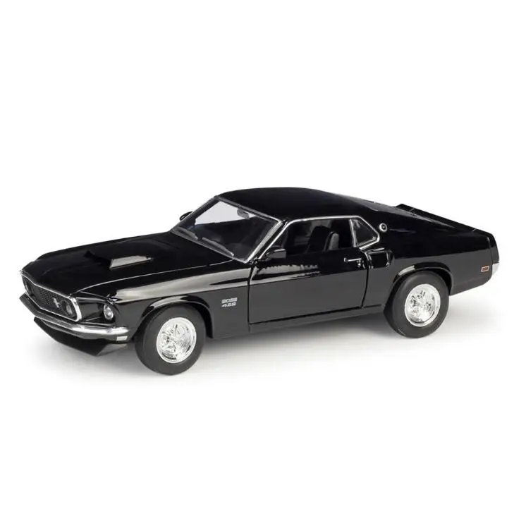 Black 1:24 металлическое ведро сплав классический автомобиль литья под давлением модель Ford Mustang ЧУДесная игрушка Коллекция игрушка для детей - Цвет: Black