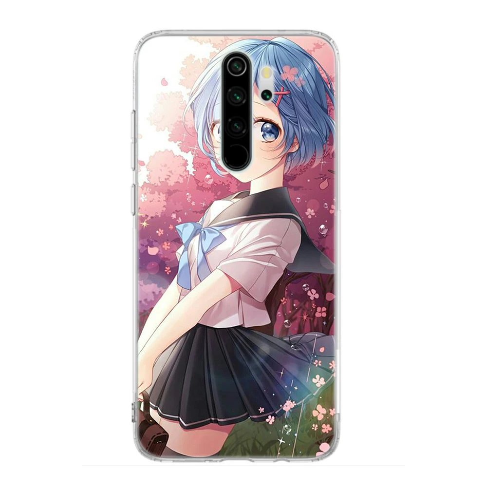 Мягкий чехол Rem Re Zero для Xiaomi Redmi Note 8T 9S 6 7 8 9 Pro K20 K30 6A 7A 8A 9A 9C силиконовый | Мобильные