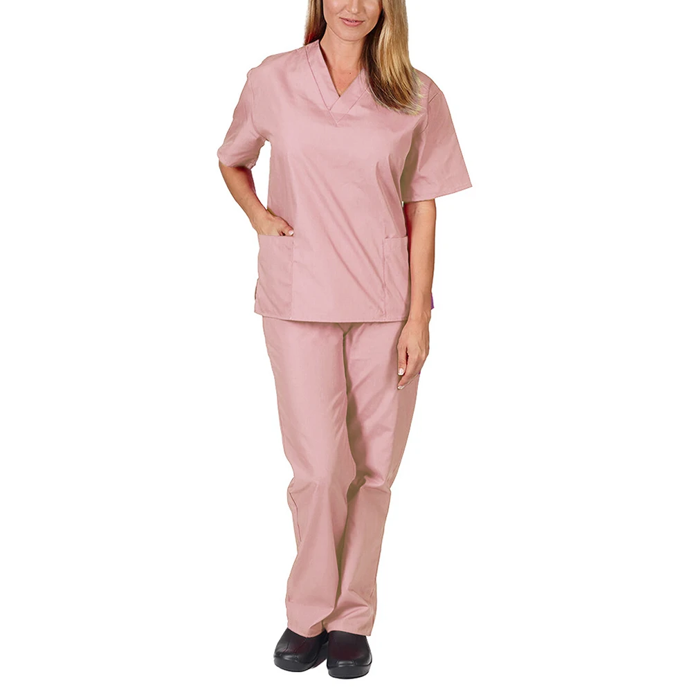 

Medical Nurse Scrubs Two-piece Spa Slim Lab Clinic Nurse Pharmacy Doctor Nursing Work Uniform Wholesale Operating Room Clothes