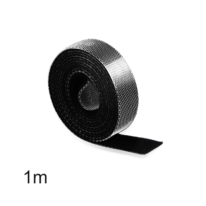 1m Black KUULAA Кабельный органайзер длина usb-шнур намотка для телефона держатель для наушников шнур мышки протектор 1 м/3 м/5 м кабель управление - Цвет: 1m Black