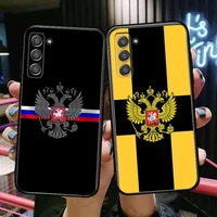 russia russian flags phone cover hull for samsung galaxy s8 s9 s10e s20 s21 s5 s30 plus s20 fe 5g lite ultra black soft case