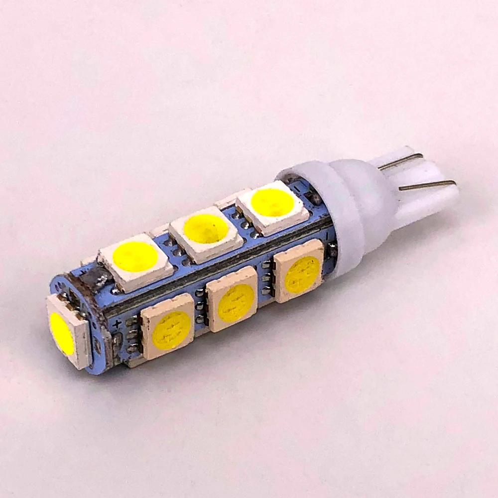 100 X T10 192 W5W 13 SMD 5050 led Автомобильный светильник для чтения двери автомобильный