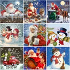 DIY Санта Клаус 5D алмазов картина Полный Круглый дрель Рождественский подарок Алмазная Вышивка крестом мозаика Наборы Арт Декор для дома