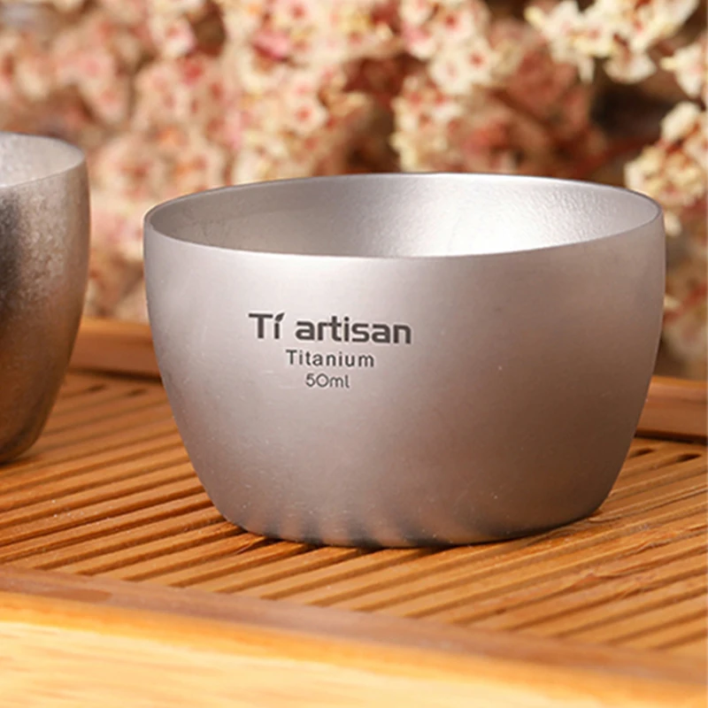 Титановая чашка кружка 50 мл|Столовые приборы для пикника| |