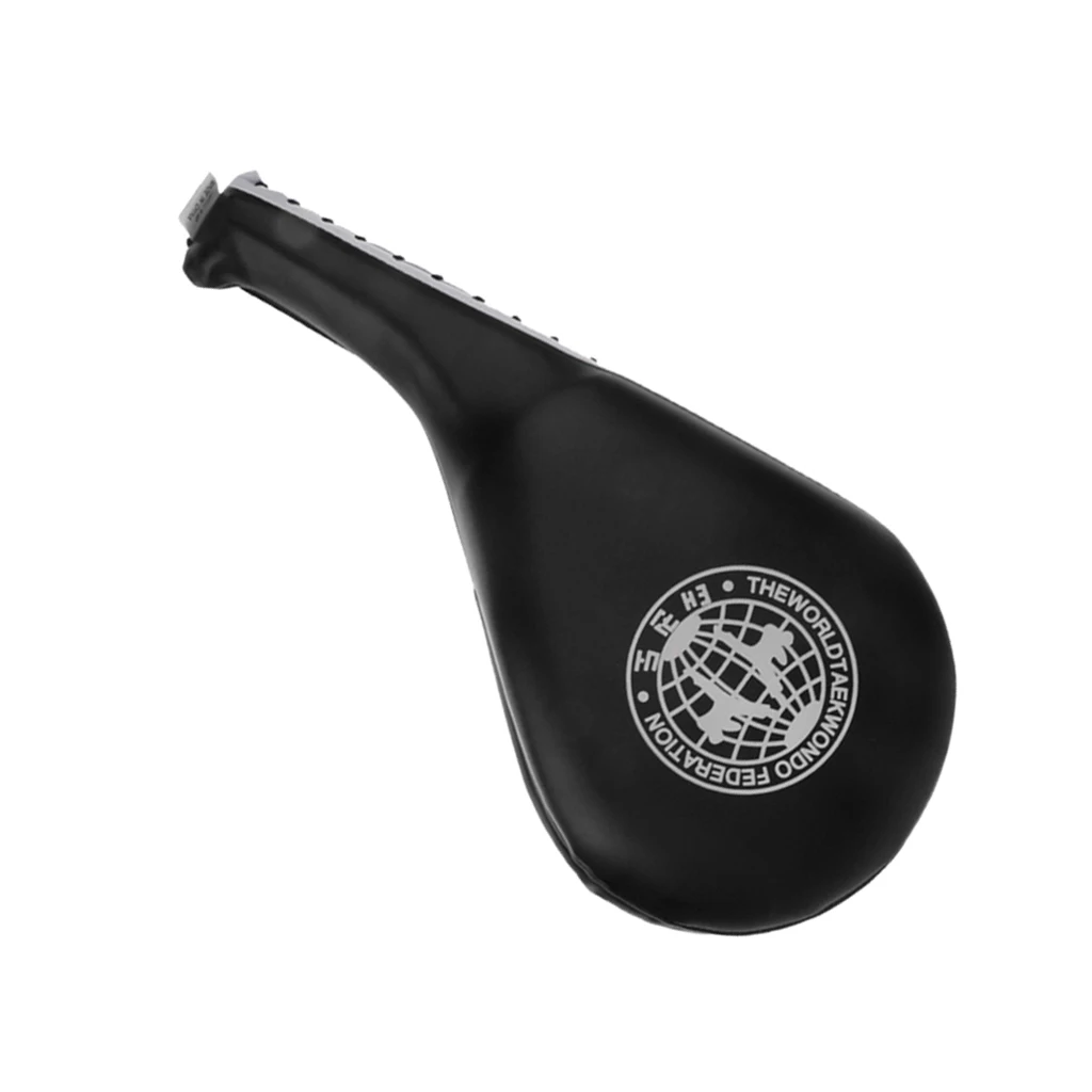 2 шт тхэквондо карате Kick Strike флоппи-весло/Clapper Target Pad черный Фитнес и инвентарь для занятий спортом