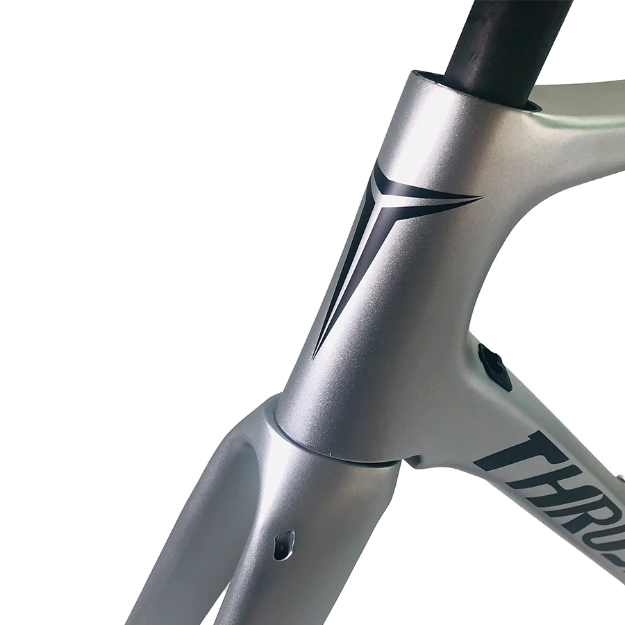 THRUST NEW T1000 Silver Pink Disc brake Super light carbon road frame bike accessories UD Glossy/Matte 2 years warranty