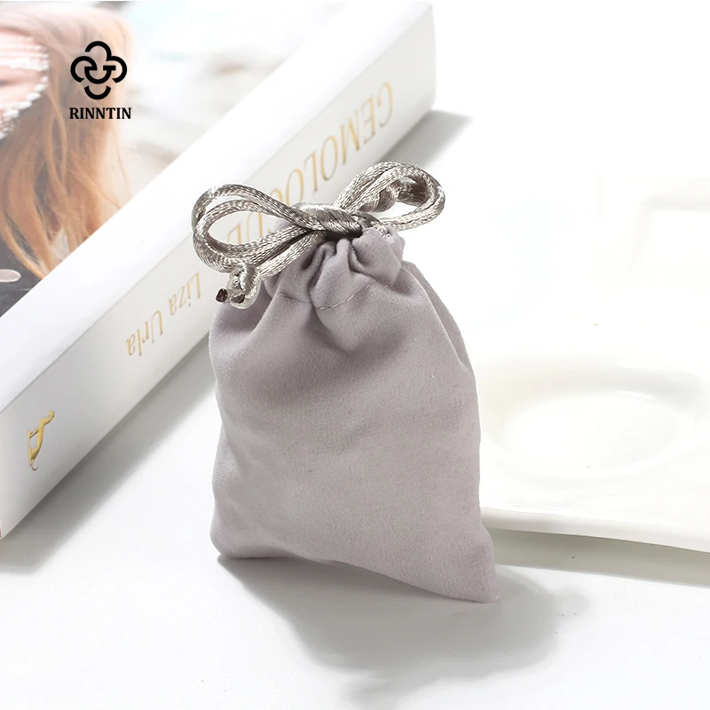 Rinntin Высококачественный бархатный мешочек кольца браслет серьги ожерелье