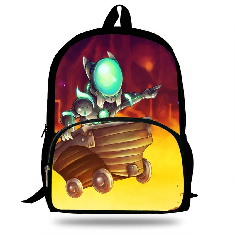 Рюкзак для девочек-подростков Terraria 16 дюймов с капюшоном и принтом изображением