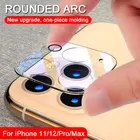 Роскошная Защитная пленка для объектива задней камеры для iPhone 12 11 Pro Max закаленное стекло для X XS Max XR 6 7 8 Оригинальная защитная пленка для объектива