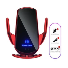 Wireless Automatic Sensor Car Phone Holder and Charger Wireless Charger Car Phone Air Vent Mount JR Deals