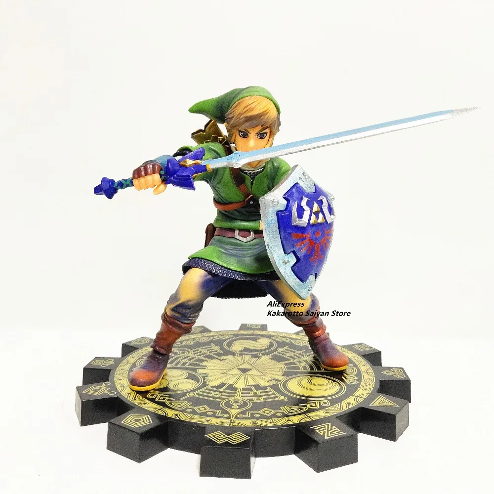 Zelda Skyward меч ПВХ фигурка 1/7 Аниме игра игрушка Zelda ссылка фигурка Коллекционная модель игрушки