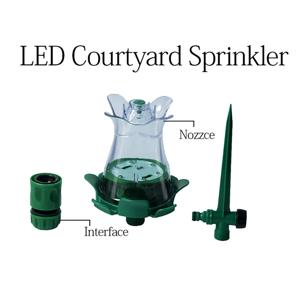 

LED Lawn Sprinkler Sprinklers New Style High Quality Colorful Garden Irrigation Decorative 2pcs