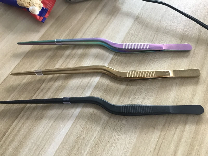 

600pcs 25cm tweezers logo customized VIP link.