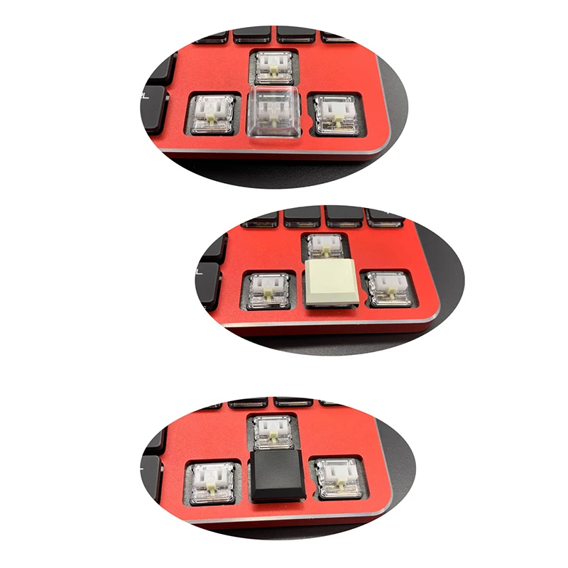 8 шт. низкопрофильный колпачок для клавиатуры коробки 1350 шоколадный