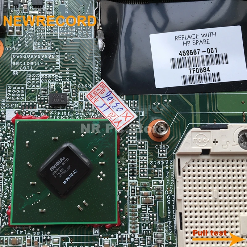 

NEWRECORD for HP Pavilion DV9500 DV9700 dv9000 laptop motherboard 450800-001 459567-001 NOTEBOOK DV9700Z free CPU fully tested
