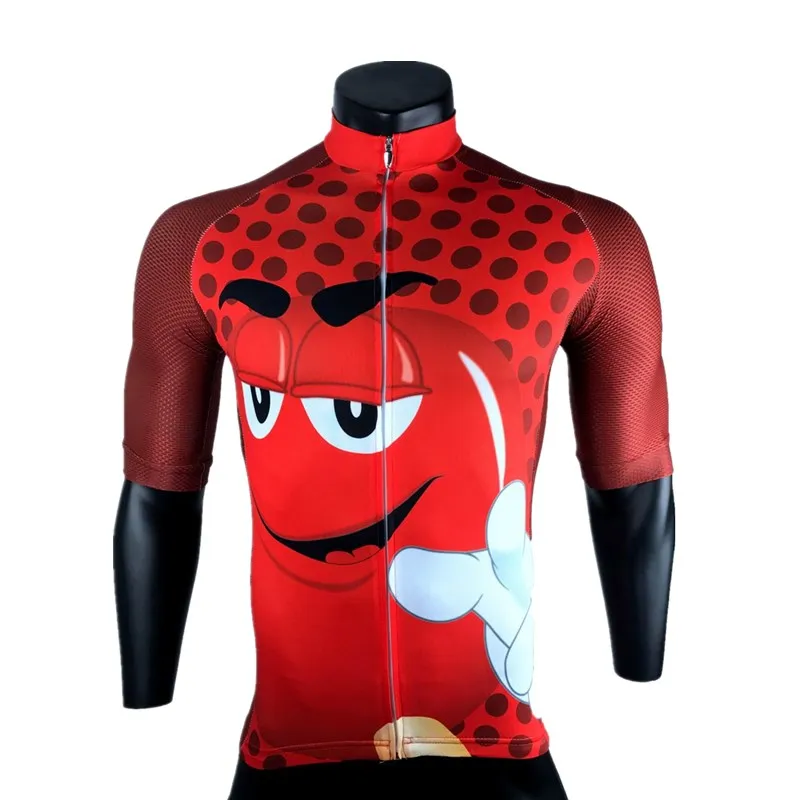 

Осенняя мужская забавная одежда для велоспорта с фруктами, куртка для дорожного велоспорта, спортивная одежда для горного велосипеда, топ д...