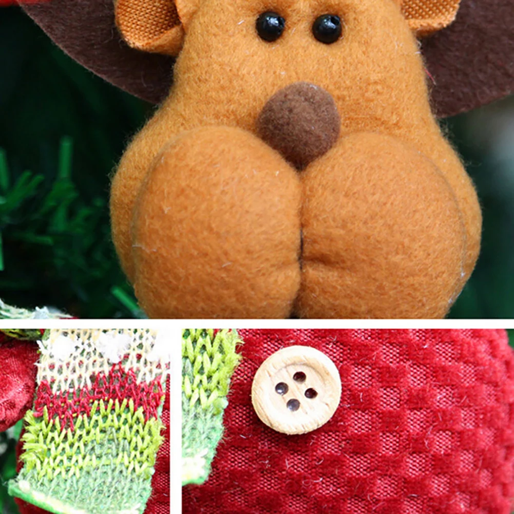 Рождественский Декор изящные украшения в виде Санта-Клауса снежного человека