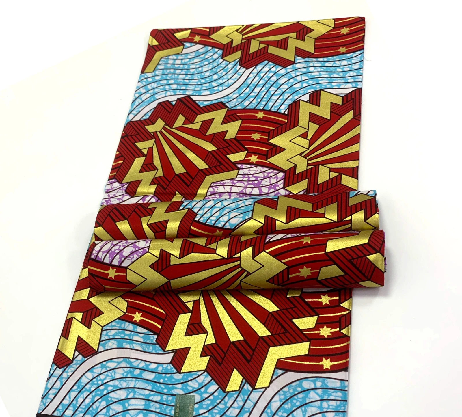 

2020 Wholesale Best One African Golden Wax Fabrics High Quality Nigeria Golden Wax Ankara Printed Wax Materials 6Yards For Dress