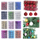 24 шт., декоративные шары для рождественской елки