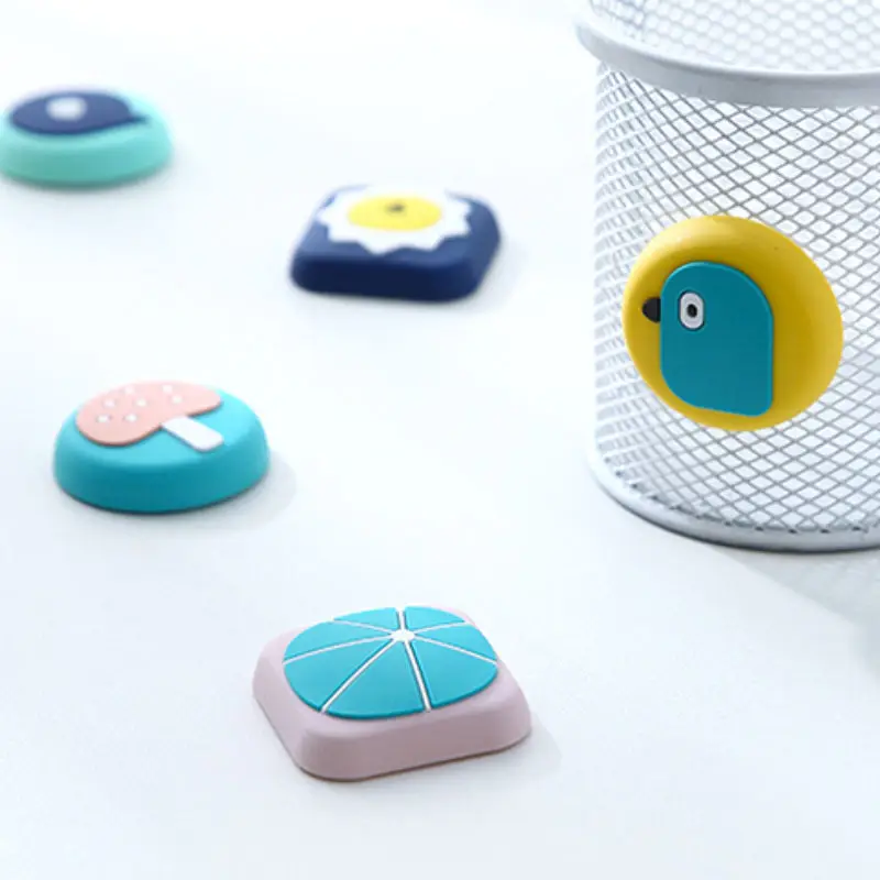 1 шт. силиконовая самоклеящаяся резиновая накладка на дверь в виде птицы улитки