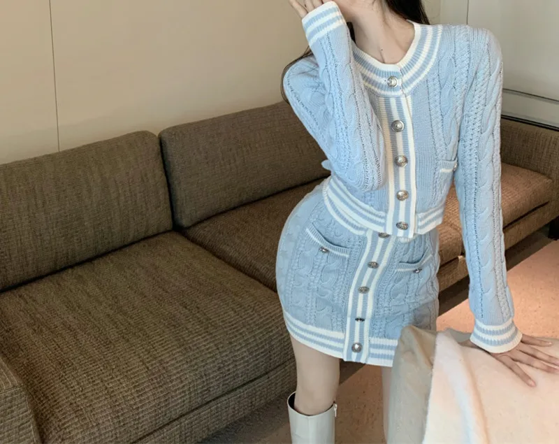 Мягкий вязаный свитер кардиган пальто женское платье осень и зима маленькая