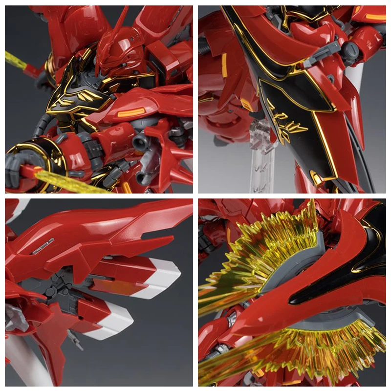Bandai натуральная RG 22 1/144 аниме MSN 06S Sinanju воина гундама модель в собранном виде