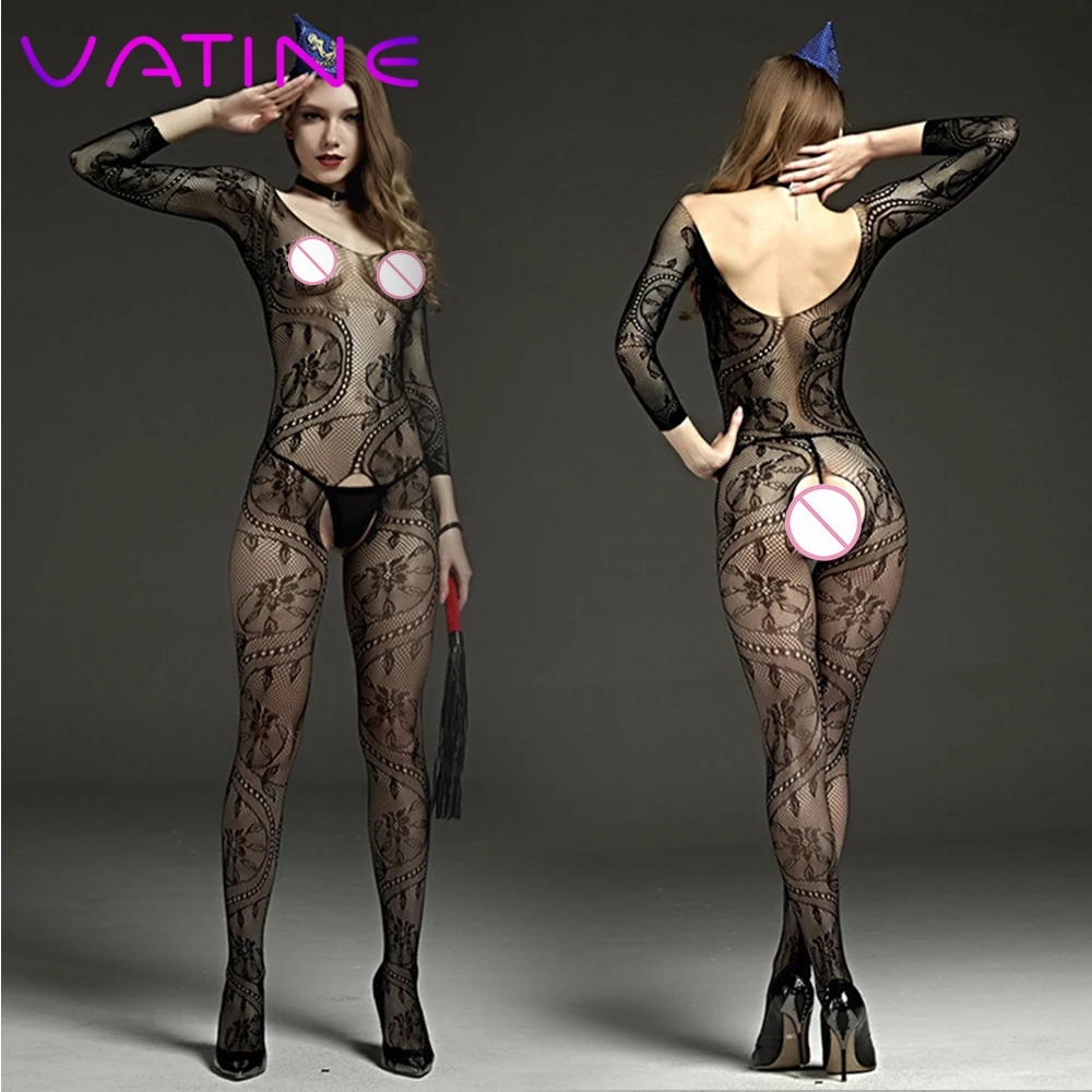 Vitine сексуальные костюмы эротическое белье открытая промежность боди
