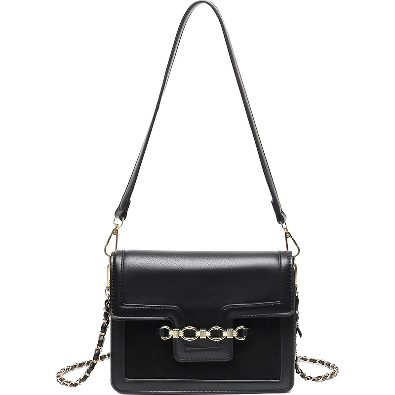 

Armpit Vintage Square bag 2021 Fashion New High-quality Matte PU Leather Women's Designer Handbag Chain Shoulder Messenger Bag