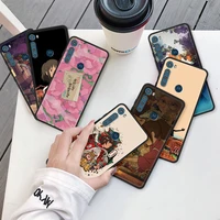 Case for Motorola Moto Play Power Lite One Fusion Plus Hyper G30 G10 Soft Stylus Phone Coque Fundas Anime Spirited Away